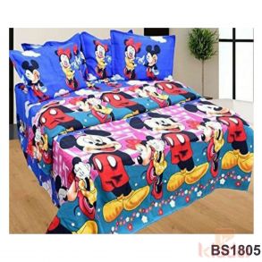 100% Polycotton Double bedsheet +2 Pillow Cover Free
