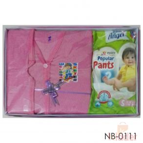 New Born Baby Dress Panty Infant Gift Set