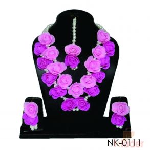 Flower Jewellery Necklace Set