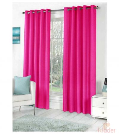 Beautiful royal  plain bamboo curtain pink size 4x7ft 10 Pieces