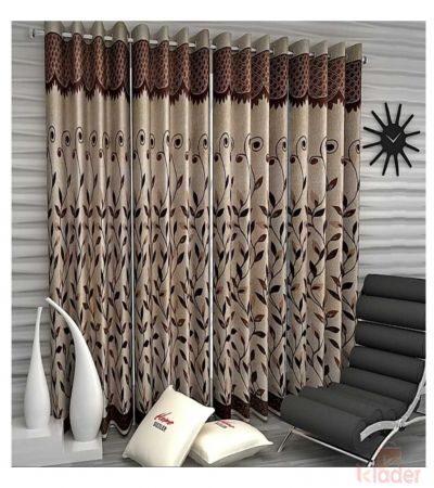 Popular Best Quality Panel Curtain Bail Coffee 4x7ft 10 Pieces