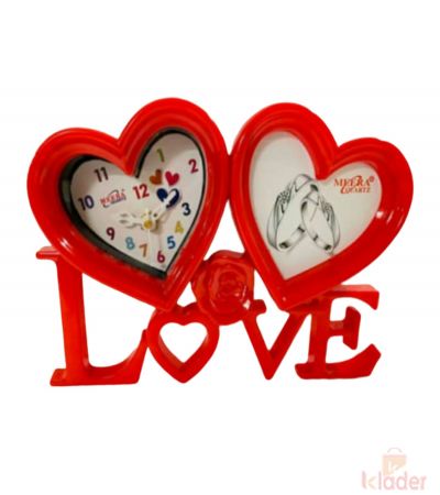 Love Clock With Photo Frame 4 Piece
